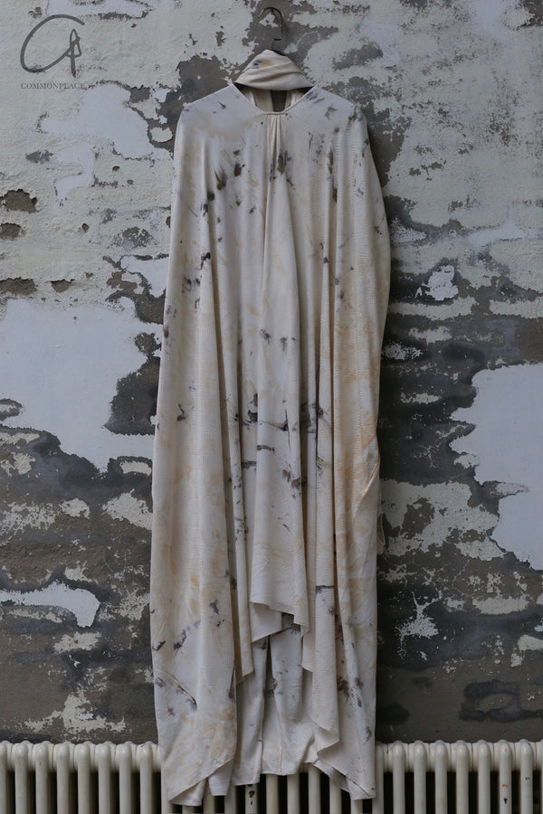 Mutedance 24 Autumn and Winter Wear Scarf Flower Dye Long Dress MD-MD24FW105-HOAYR MD24FW106